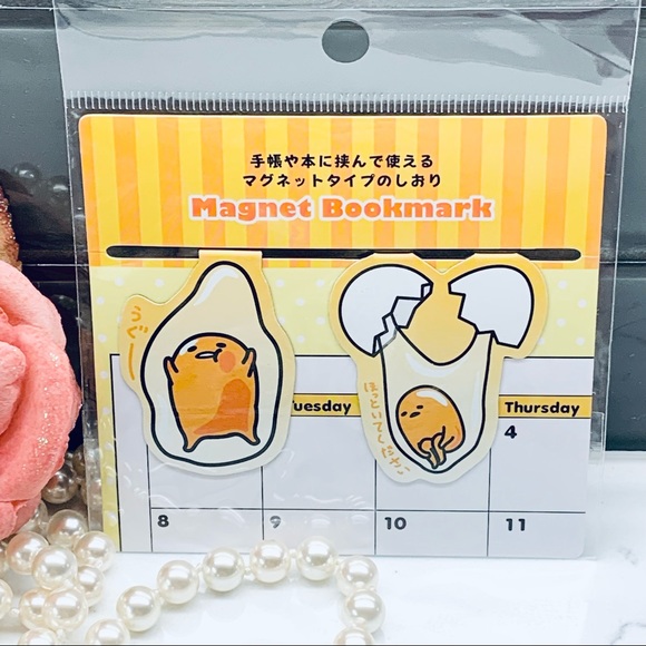Sanrio | Office | Gudetama Bookmark Magnet Sanrio 2pcs Set | Poshmark